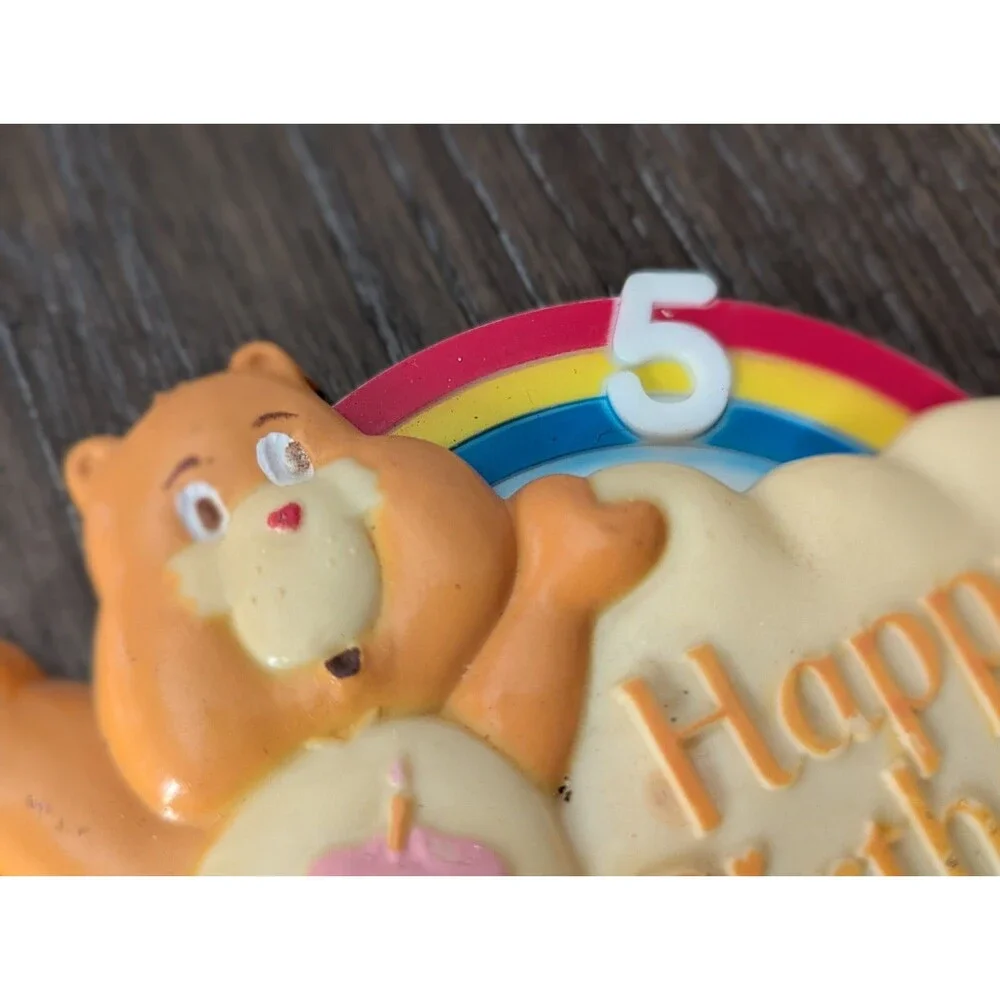 VTG Wilton 1984 Care Bears Birthday Cake Topper Ages 1-6 By American Greetings